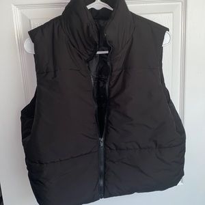 Black Puffer Vest